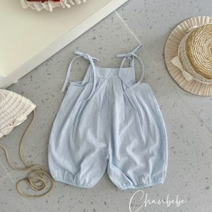 Jum Đùi 2 Dây Chấm Bi Xanh