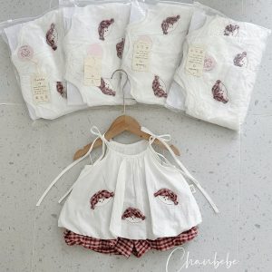 Bộ TK Áo 2 Dây Búp Bê Quần Sọc